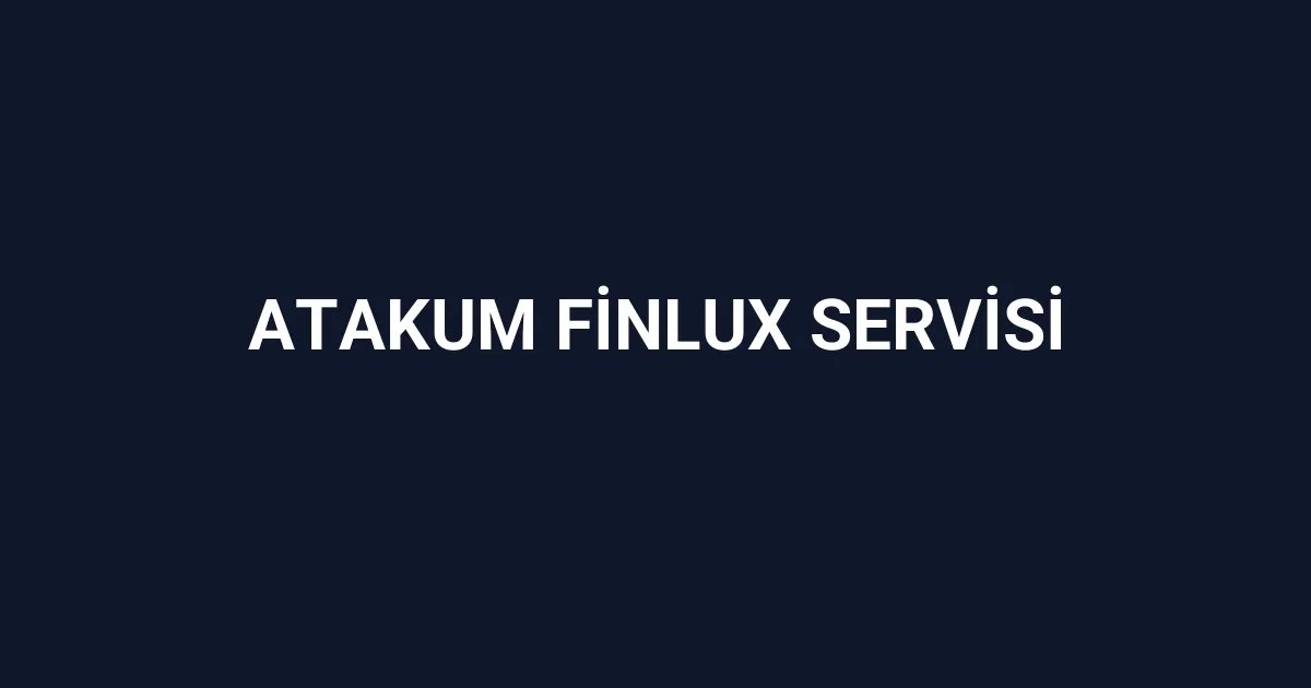Atakum Finlux Servisi